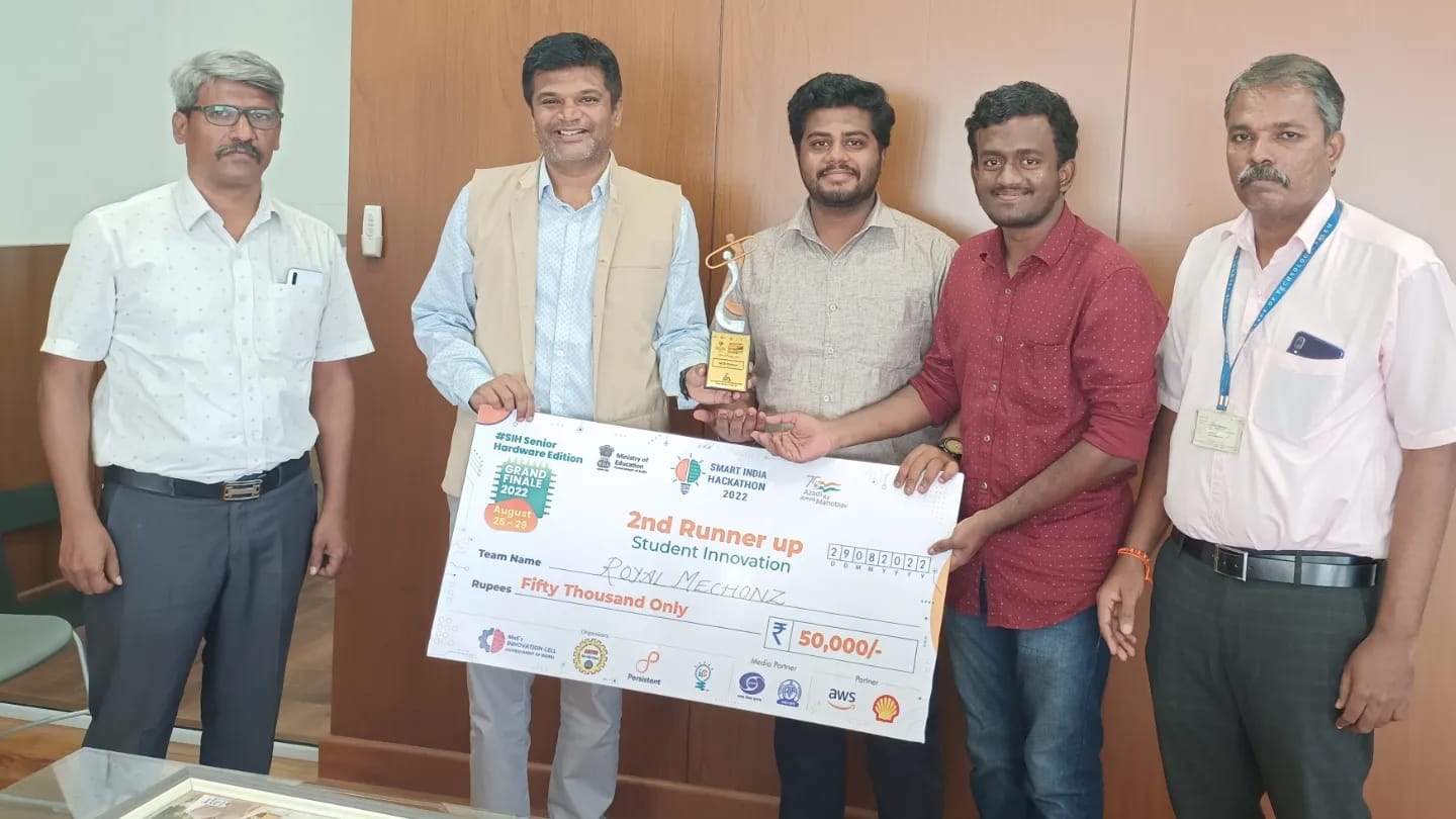 Smart India Hackathon 2022 national level Grand Finale