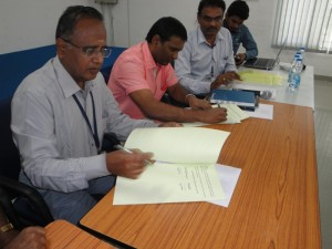 Signing of MoU