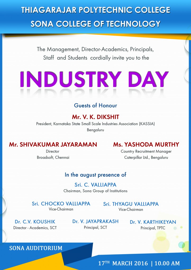 Industry day invitation