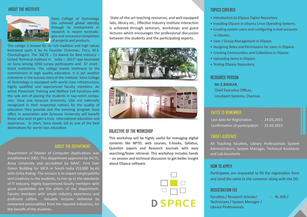 Dspace workshop
