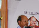Keynote address by the chief guest Mr.Ramanujam Sridhar CEO, Integrated Brand-Comm, Bengaluru