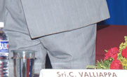 shri. Valliappa honours Prof. N.R. Shetty