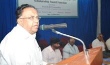 Scholarship Award Function - Sri.A.Dhirajlal speech