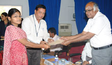 Prof.Prasad Babu, Head, Dept. of Civil Engineering, receives awards 