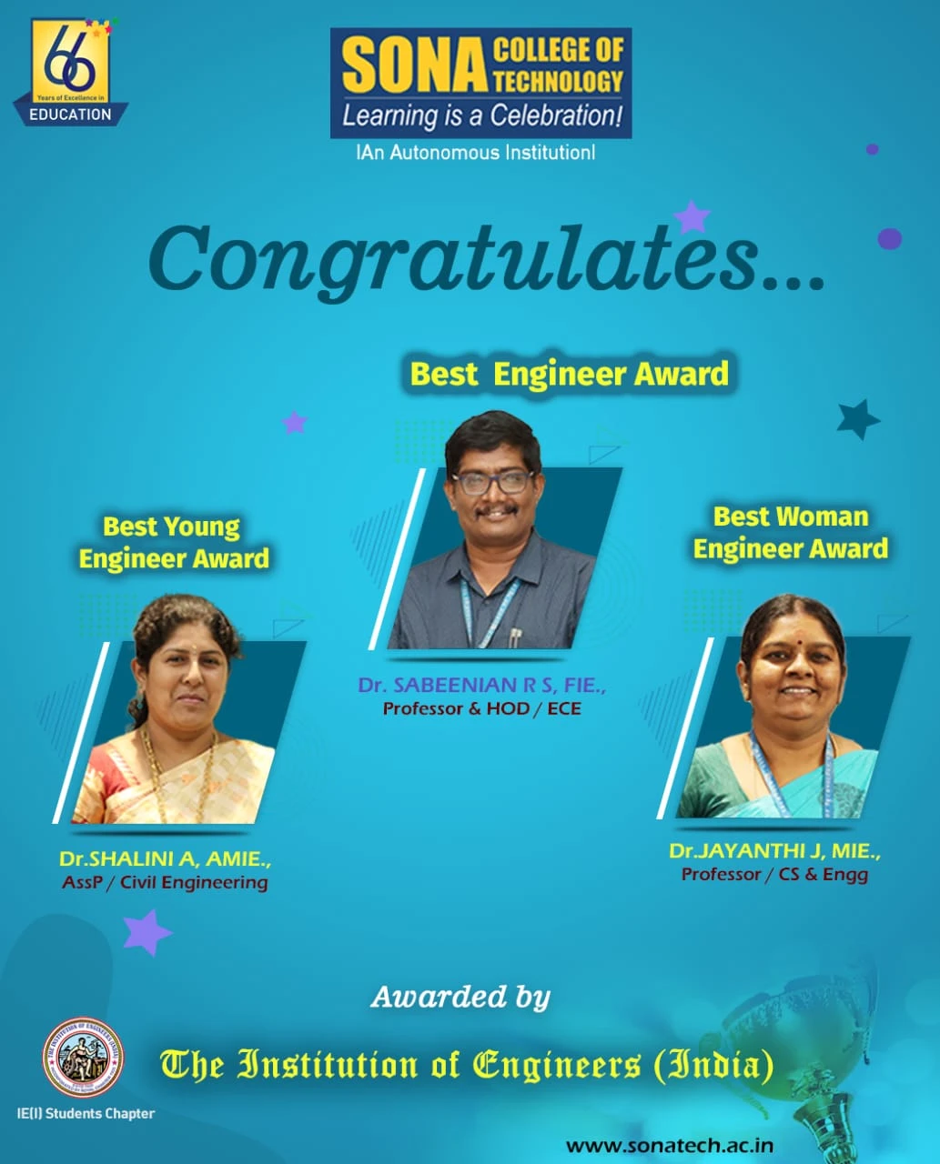 best engineer faculty award