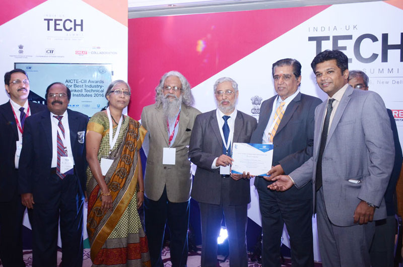 aicte cii best industry linked technical institute 2015