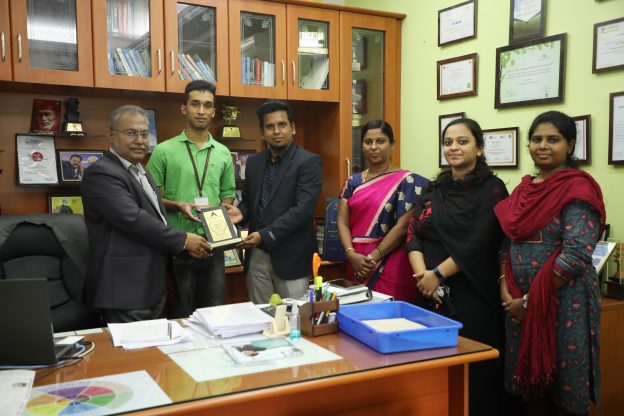 Sona Student as achieved Eminent Engineer Award