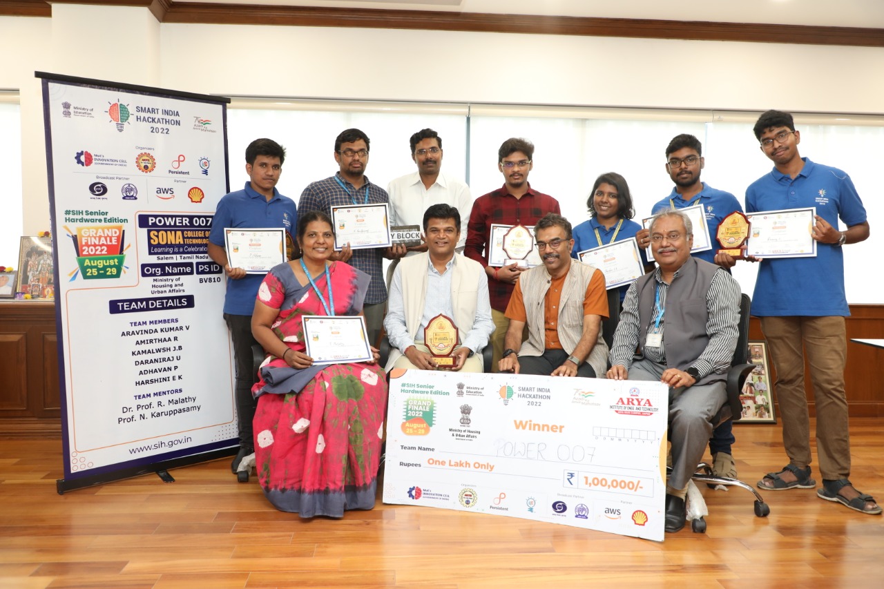 Sona College Students Bag First Prize at National Level - SONA College ...