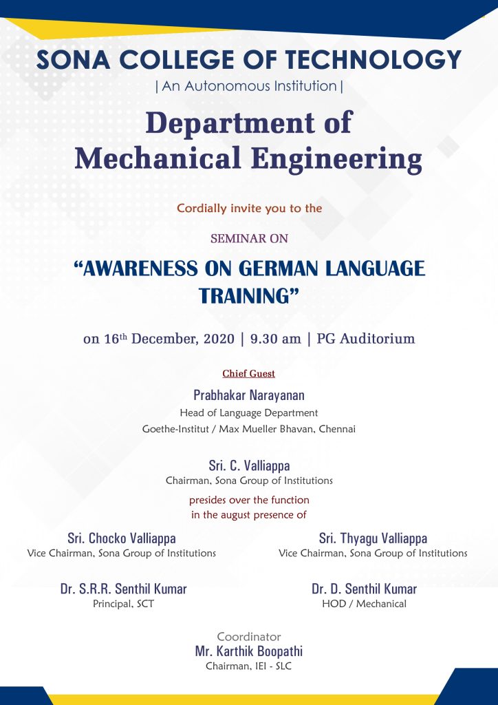 Awareness on German Language Training