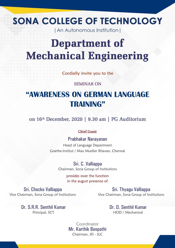 Awareness on German Language Training