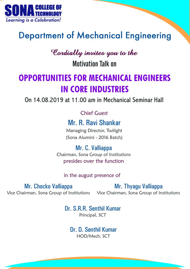 Opportunities for Mechanical Engineers in Core Industries 