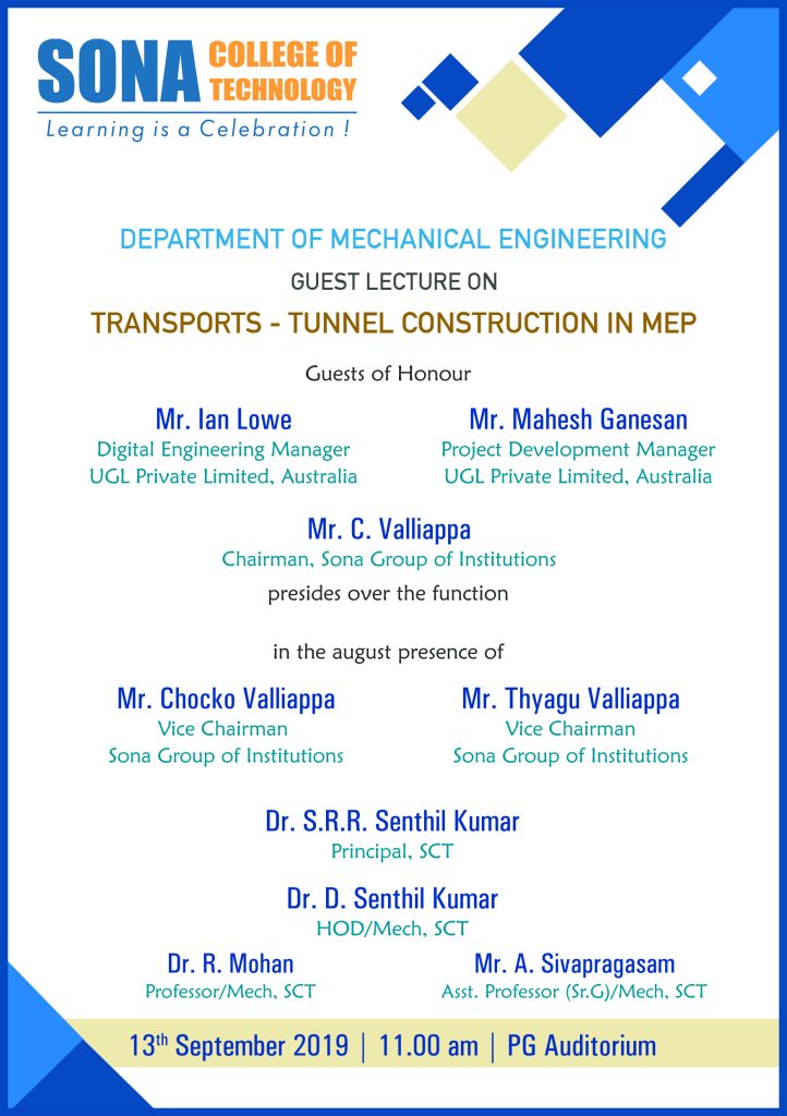 Transports-Tunnel Construction in MEP