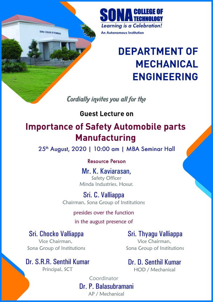 Importance of Safety Automobile parts Manufacturing