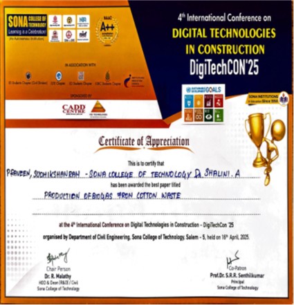Best Paper Award