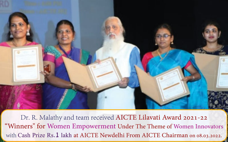 Aicte Lilavathi Award 2022