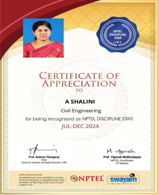 NPTEL Award