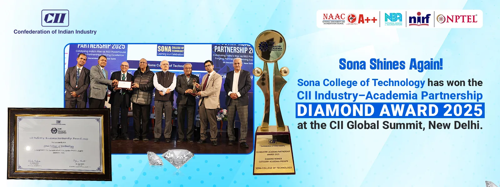 Outstanding Institution Award by NITTTR 2024