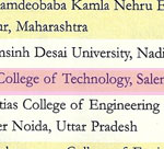 CSR-GHRDC Engineering Colleges rank 2010