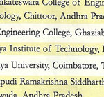 CSR-GHRDC Engineering Colleges rank 2010