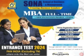 Sona Entrance Test MBA 2024