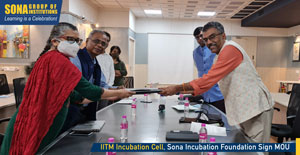 IIT Madras incubation cell at Sona