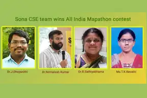 Sona CSE team wins All India Mapathon contest