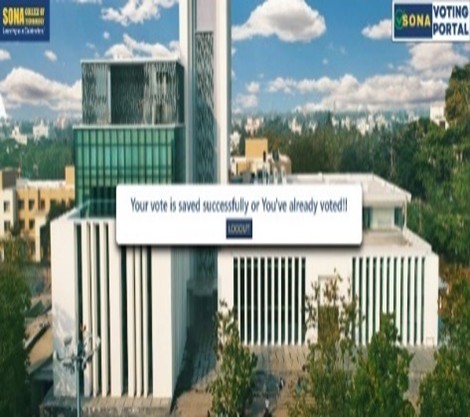 Digital Voting Portal Output 2