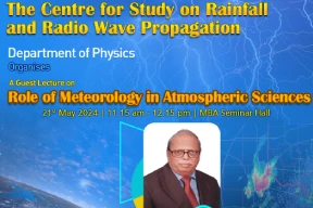 Guest lecture on Role of Meteorology in Atmospheric Sciences